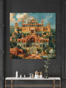 999Store - Which Resembles A Majestic Palace Or Fortress Forest Wall Painting