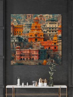 999Store - Architecture Of The Densely Packed Buildings, Creating City Painting