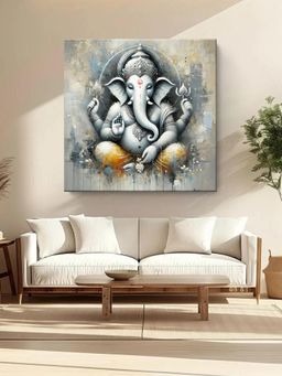 999Store - Hinduism Art, Vedic Decor, Lord Ganesha Canvas Painting