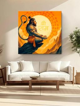 999Store - Hanuman In Glowing Light Canvas Painting