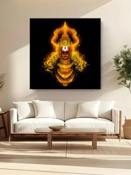 999Store - Mystical Hanuman Divine Glow Canvas Painting