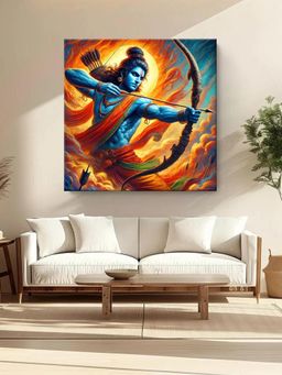 999Store - Lord Rama Warrior Canvas Painting