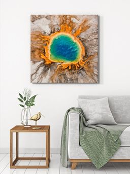 999Store - Geothermal Spring Canvas-Wrapped Painting