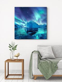 999Store - Celestial Wolf Canvas-Wrapped Painting
