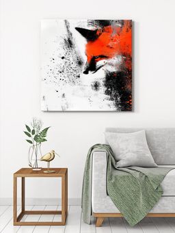999Store - Contemporary Abstract Fox Canvas-Wrapped Painting