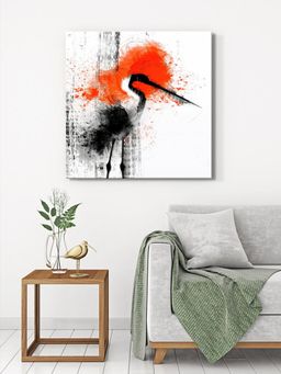 999Store - Artistic Bird Abstract Canvas-Wrapped Painting