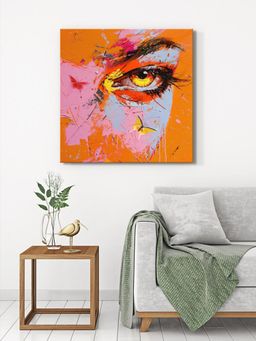 999Store - Eye Of Color Canvas-Wrapped Painting