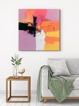 999Store - Colourful Abstract Canvas-Wrapped Painting