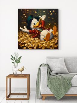 999Store - Scrooge Mcduck Canvas-Wrapped Painting