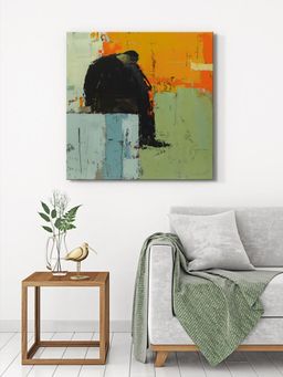 999Store - Pensive Figure Canvas-Wrapped Painting