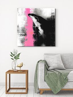 999Store - Whale Graffiti Canvas-Wrapped Painting