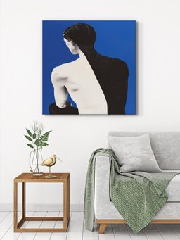 999Store - Black And White Silhouette Canvas-Wrapped Painting