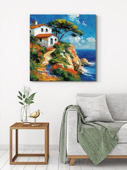 999Store - Coastal Serenity Canvas-Wrapped Painting