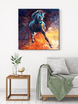 999Store - Majestic Stallion Canvas-Wrapped Painting