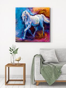999Store - Galloping Horse Canvas-Wrapped Painting