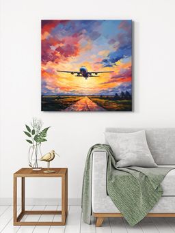 999Store - Lily Pond Canvas-Wrapped Painting