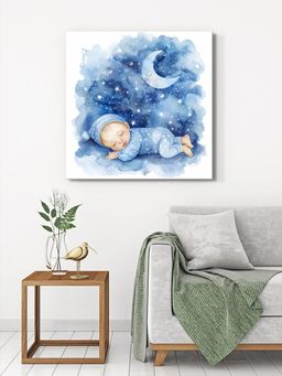 999Store - Ocean Wave Canvas-Wrapped Painting