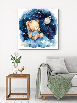 999Store - Colourful Bird On Branch Canvas-Wrapped Painting