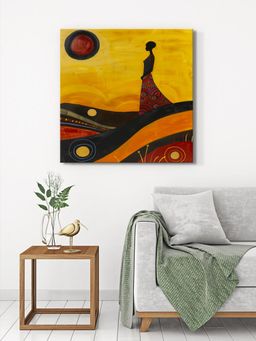 999Store - Dynamic Horse In Motion Canvas-Wrapped Painting