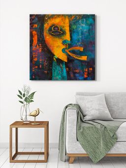 999Store - Mystical Mask Canvas-Wrapped Painting