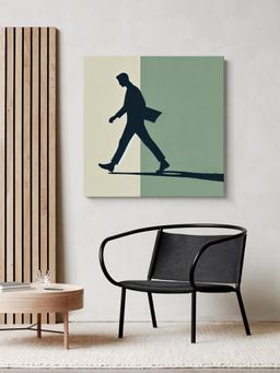 999Store - Walking Silhouette Canvas-Wrapped Painting Contemporary Art