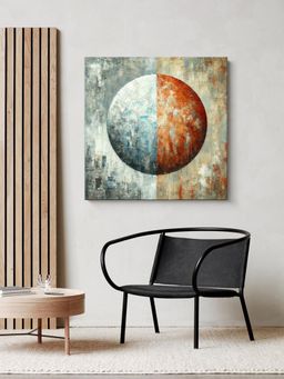 999Store - Canvas Wrapped Painting Of Abstract Cosmic Balance - Modern Art For Meditation Spaces