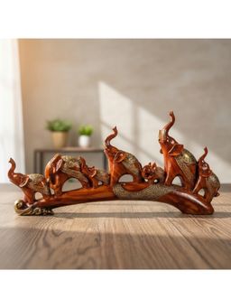 eCraftIndia - Resin Feng Shui Elephant Statue Showpiece For Home Decoration Office Living Room
