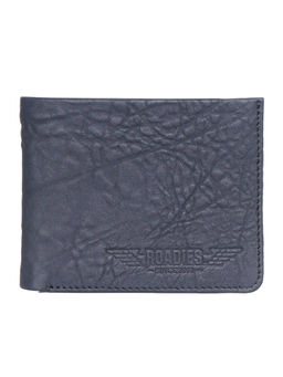 Justanned - Elephant Pattern Mens Leather Bifold Wallet