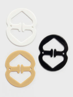 Nykd by Nykaa - Racer Back Clip Pack Of 3 - Multi-Color (Free Size)-NYA009