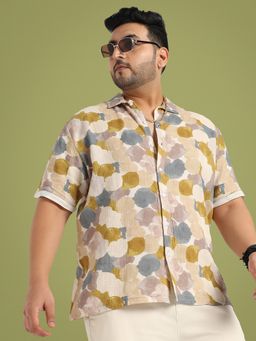 Instafab Plus - Men's Multicolour Print Shirt