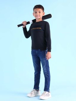 U.S. POLO ASSN. - Boys Blue Printed Sweatshirt