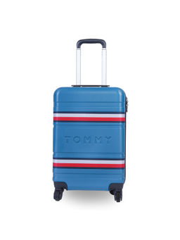 Tommy Hilfiger - Thames Plus Hard Luggage Teal Blue Textured Cabin 8903496162417 (S)