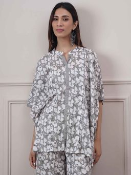 PINKSKY - Grey Printed Kaftan