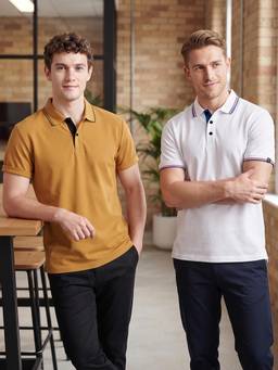 Greylongg - Multi-Colour Comfortable Men's Polo T-Shirt (Pack of 2)
