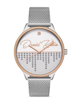 Daniel Klein - Trendy Women Silver Dial Analogue Watch - DK.1.13050-6 (M)