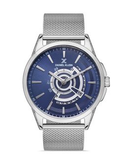 Daniel Klein - Premium Men Navy Blue Dial Analogue Watch - DK.1.13080-3 (M)
