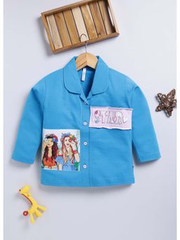 Toonyport - Blue Cotton Full Sleeve Shirt