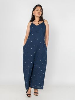PRET PITAARA - Navy Breeze Jumpsuit