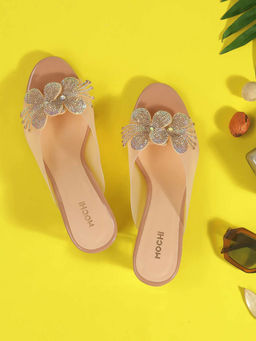 Mochi - Women Peach Sandal Heels