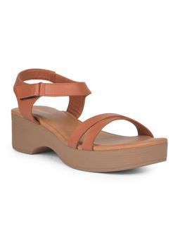 Bata - Women Brown Block Sandal Heels