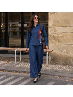 ORDINAREE - Sapphire Blue Co-ord Set