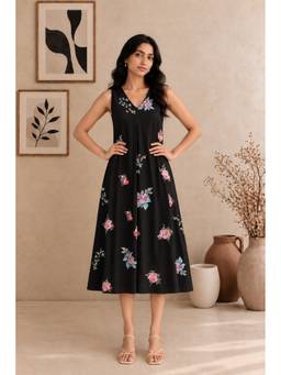 Mud spire - Black Midnight Dreamscape Dress