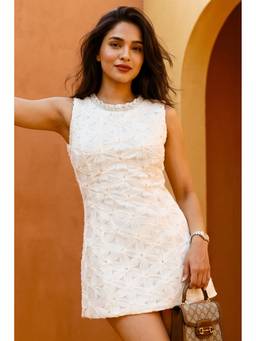 HOUSE OF SAL - Off White Luma Dress