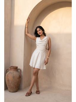 HOUSE OF SAL - Off White Luma Dress