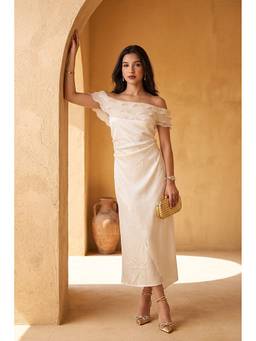 HOUSE OF SAL - Off White Celeste Dress