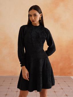 Beatnik - A-Line Black Women's Dress