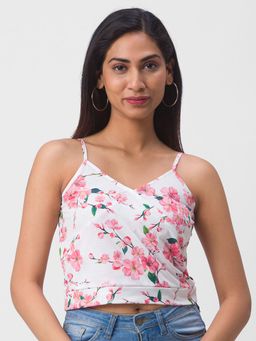 Globus - White Printed Top
