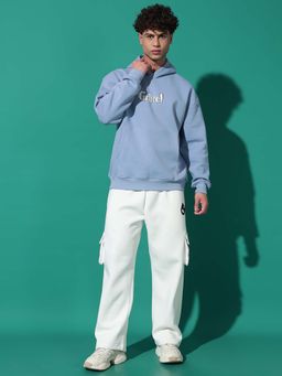 Griffel - Island Bird Oversized Blue Hooded Sweatshirt and Trackpant (Set of 2)