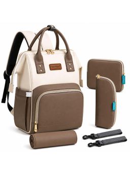 Motherly - Envy Diaper Bag for Mothers for Travel with Accessories-Brown