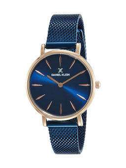 Daniel Klein - Blue FIORD Round Dial Analog Watch For Women - DK11695 - 7